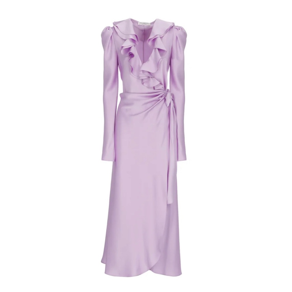 NWT PHILOSOPHY DI LORENZO SERAFINI LAVENDER DRESS
